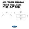 Ford F-150 - 5'6" Bed | Leitner ACS FORGED TONNEAU Bed Rack | 1997-2021