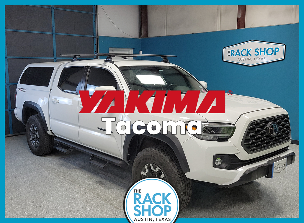 2005-2022 Toyota Tacoma Double Cab (w/fixed points) Yakima 60" Crossbar Complete Roof Rack