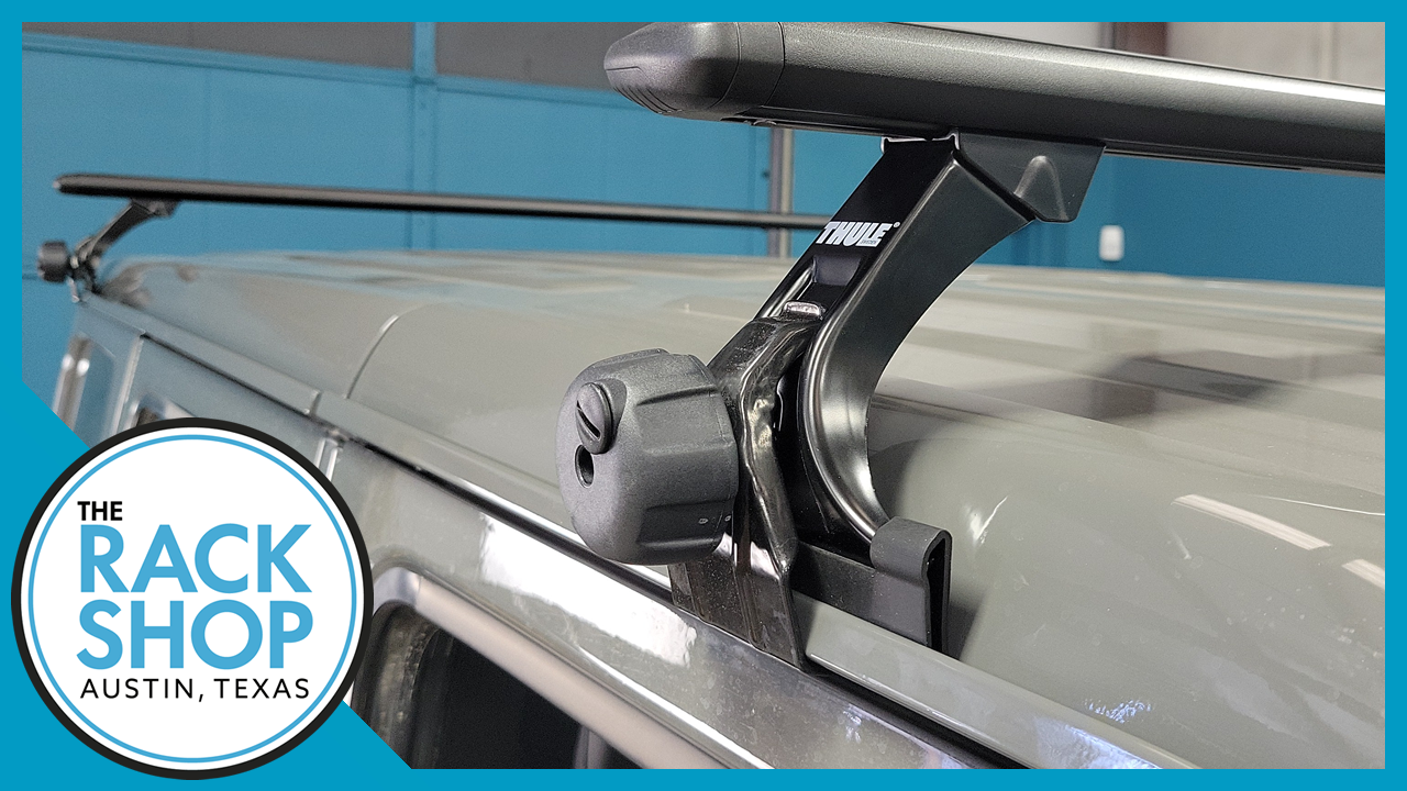 2018-2025 Jeep Wrangler Unlimited 4DR (JL) Thule Crossbar Complete