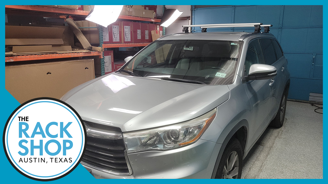 2014-2019 Toyota Highlander (w/flush rails) Thule Crossbar Complete Roof  Rack