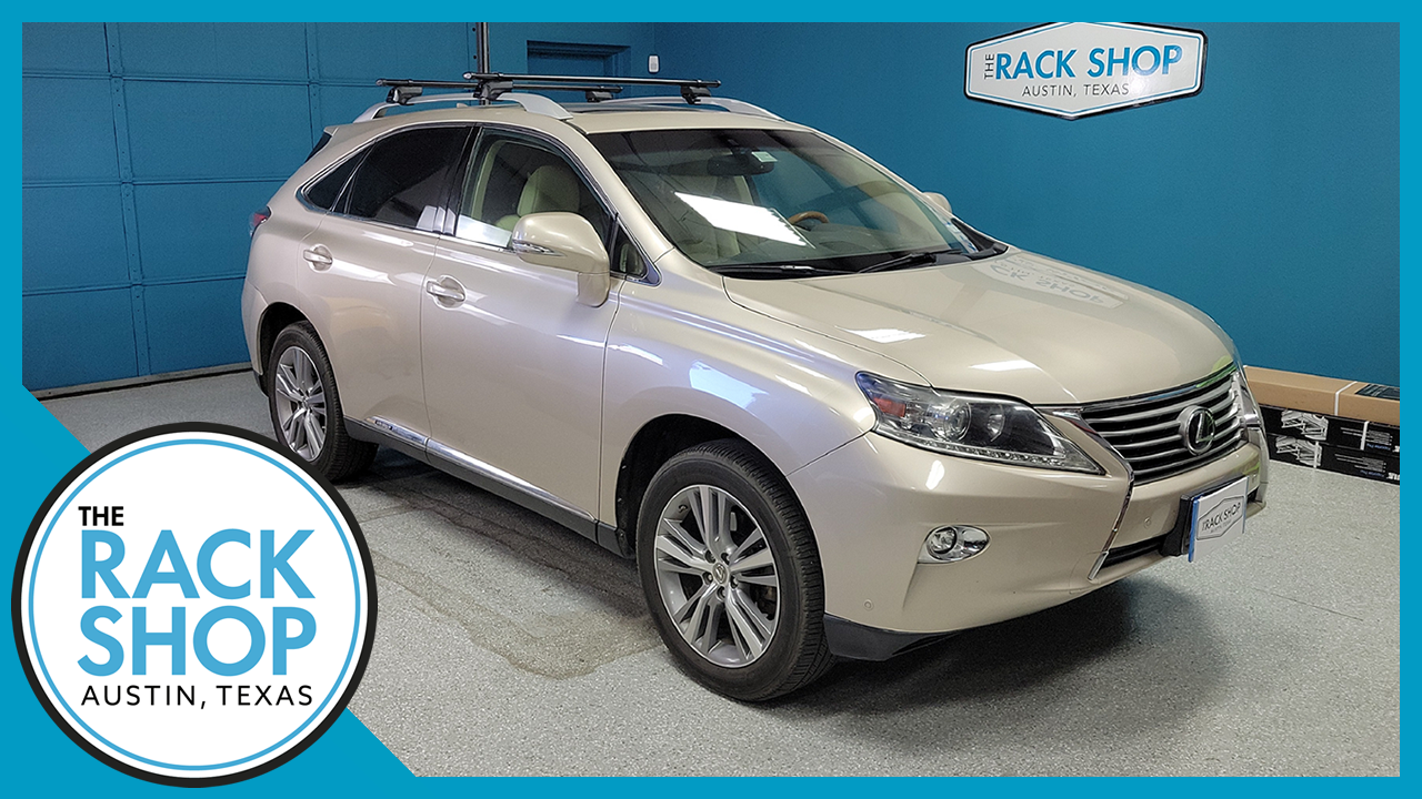 2010-2015 Lexus RX (w/raised rails) Yakima Crossbar Complete Roof Rack