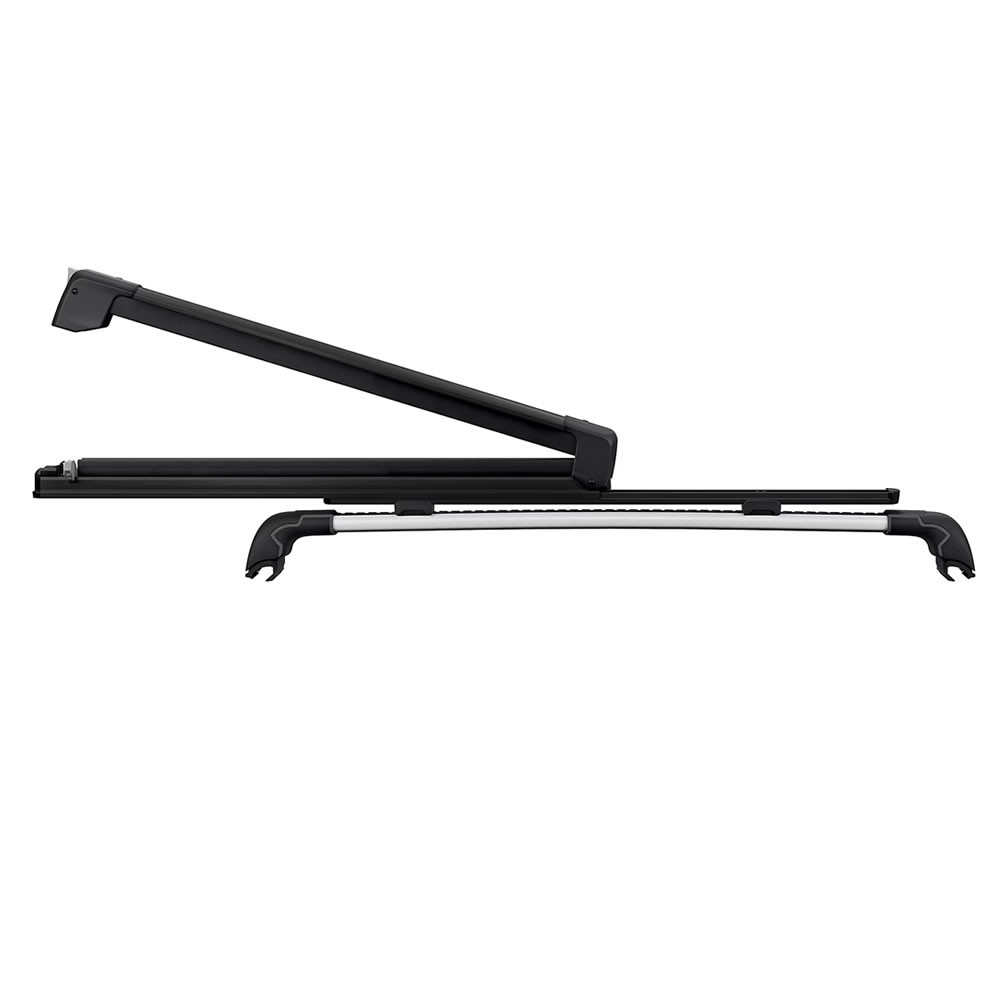 Thule SnowPack Extender - 6 Ski or 4 Snowboard Mount | Black