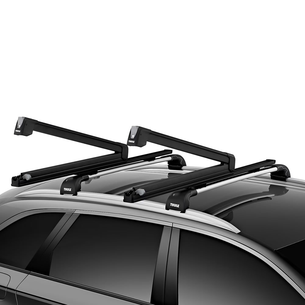Thule SnowPack Extender - 6 Ski or 4 Snowboard Mount | Black