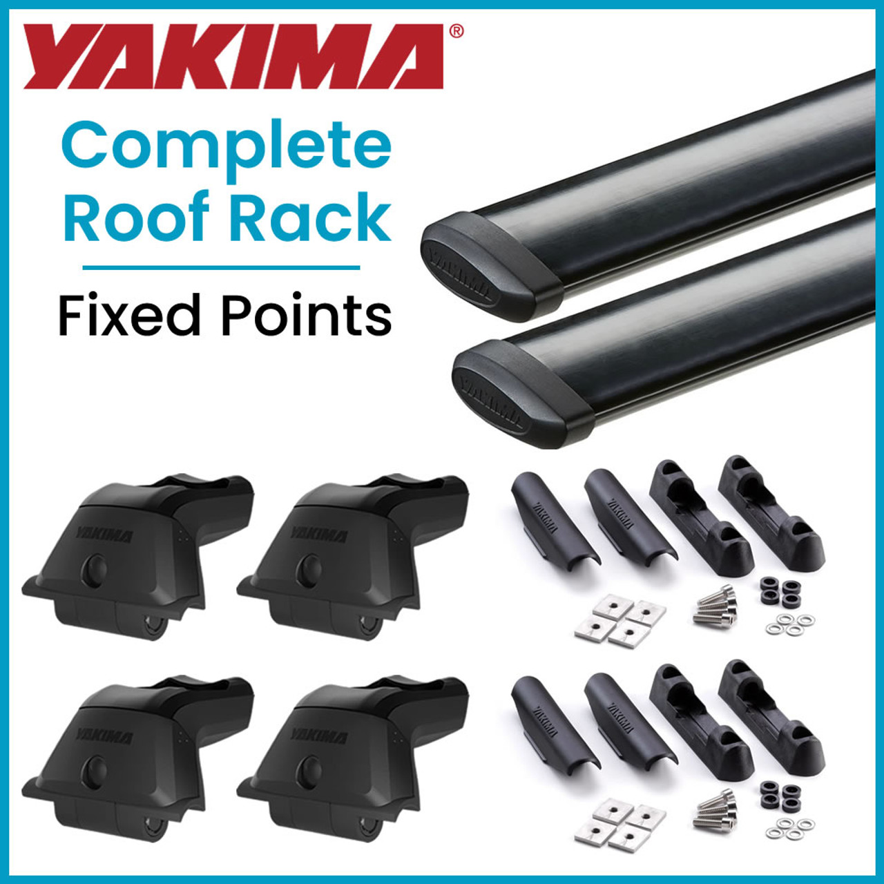 Yakima SkyLine CoreBar Complete Roof Rack Fixed Point