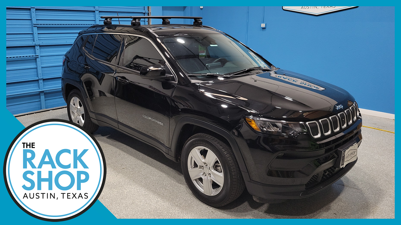 2017-2023 Jeep Compass (w/flush rails) Thule Crossbar Complete Roof Rack