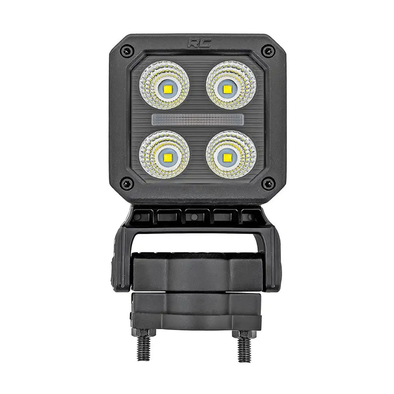 Rough Country LED Light Swivel Mount w/ Amber DRL Set of 2