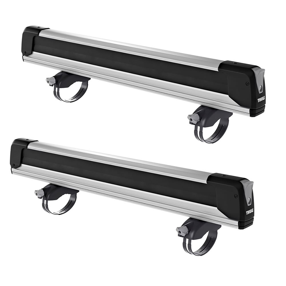 Thule SnowPack Extender - 6 Ski or4 Snowboard Mount | Silver