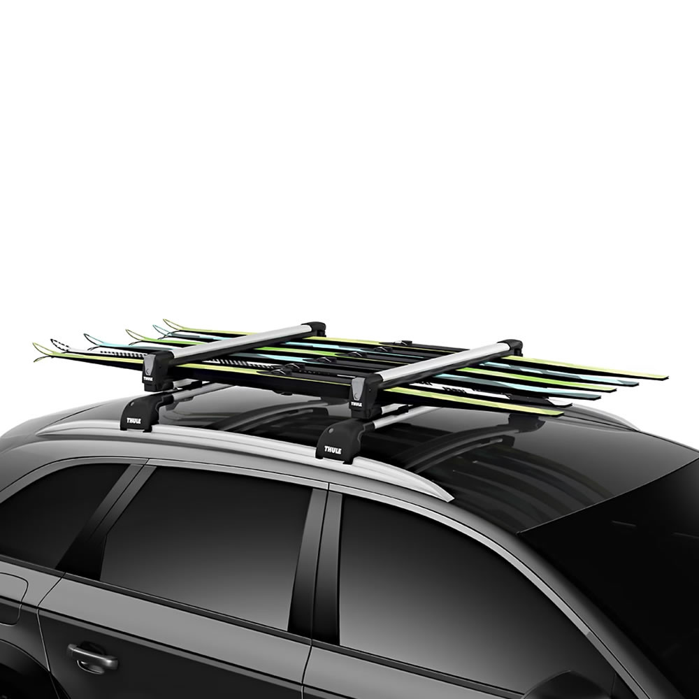 Thule SnowPack - L 6 Ski or 4 Snowboards | Silver Thule SnowPack - L 6 Ski or 4 Snowboards | Silver