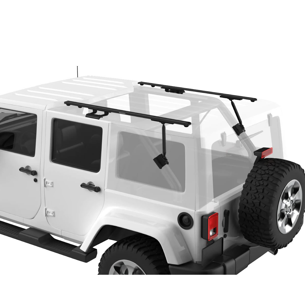 Jeep Wrangler Canoe Rack Jeep Wrangler Canoe Kayak Rack HITCHMOUNT