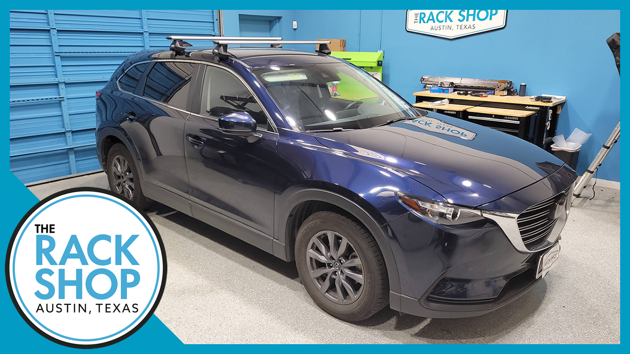2016-2023 Mazda CX-9 (w/bare roof) Thule Crossbar Complete Roof Rack