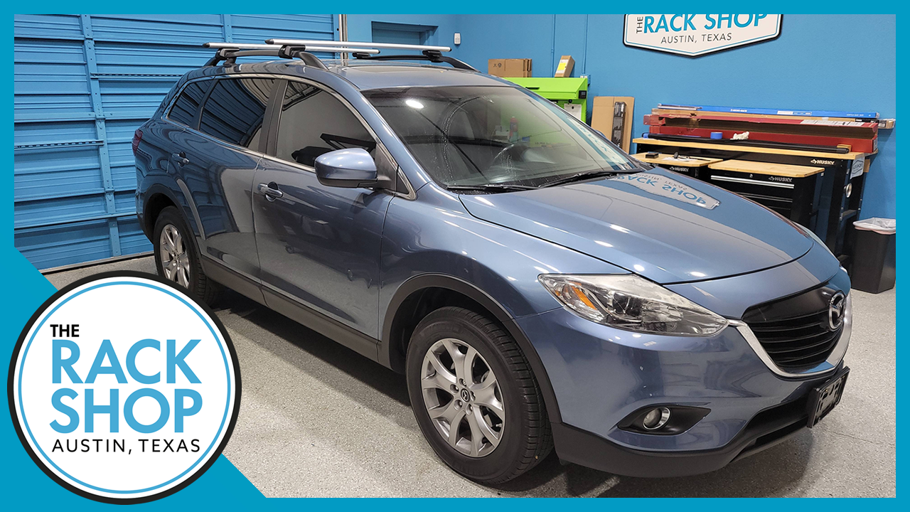 2007-2015 Mazda CX-9 (w/raised rails) Thule Crossbar Complete Roof