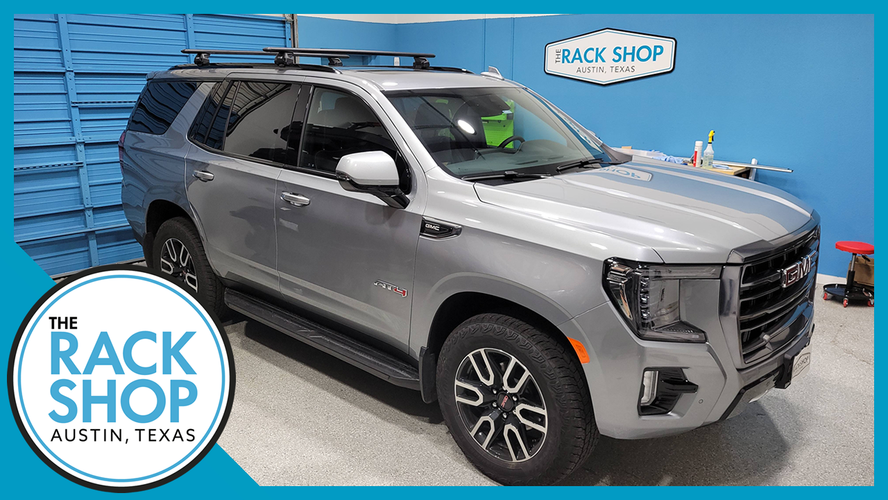 2021-2026 GMC Yukon AT4 (w/flush rails) Thule Crossbar Complete Roof Rack