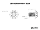 Leitner Security Driver & Bolt Kit | Set of 4 Bolts