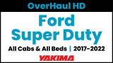 2017-2022 Ford Super Duty | Yakima OverHaul HD Complete Truck Bed Rack | Towers & Bars