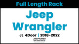 Jeep Wrangler JL 4DR GOBI Stealth Rack w/Sunroof Insert | 2018-2022