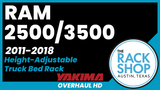 2011-2018 RAM 2500/3500 | Yakima OverHaul HD Complete Truck Bed Rack | Towers & Bars