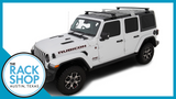 2018-2025 Jeep Wrangler JL 2DR Rain Gutter Vortex Aero Complete Roof Rack