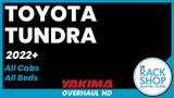 2022-2024 Toyota Tundra Yakima OverHaul HD Complete Truck Bed Rack | Towers & Bars