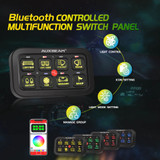AuxBeam RGB Light Controller Box w/Bluetooth App Kit | 8 Gang