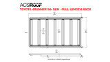 2010-2024 Toyota 4Runner Leitner Designs ACS Roof | Full Length