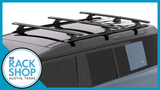 2020-2025 Land Rover Defender (w/ OEM Tracks) Rhino-Rack 3-Bar RCL Vortex Complete Roof Rack w/Locks