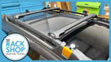 2022-2025 Subaru Outback Wilderness (w/raised rails) Thule EDGE Crossbar Complete Roof Rack