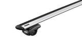 2019-2025 Honda Passport (w/raised rails) Thule Crossbar Complete Roof Rack