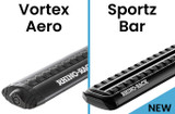 Rhino-Rack Sportz Bar BLACK | 46" | Set of 2