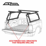 Ford F-350 - 6ft-8in Bed | Leitner ACS FORGED Bed Rack | 2004-2021
