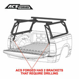 GMC Sierra - 5ft-8in Bed | Leitner ACS FORGED Bed Rack | 2001-2018