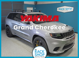 2011-2021 Jeep Grand Cherokee (w/black trim) Yakima Crossbar Complete Roof Rack