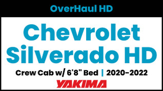 Chevrolet Silverado HD Crew Cab - 6'8" Bed | Yakima OverHaul HD Complete Bed Rack | 2020-2022