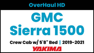 GMC Sierra Crew Cab - 5'8" Bed | Yakima OverHaul HD Complete Bed Rack | 2019-2021