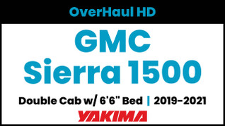 GMC Sierra Double Cab - 6'6" Bed | Yakima OverHaul HD Complete Bed Rack | 2019-2021