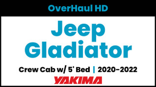 Jeep Gladiator - 5ft Bed | Yakima OverHaul HD Complete Bed Rack | 2020-2022