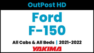 2021-2022 Ford F-150 | Yakima OutPost HD Complete Bed Rack | Towers & Bars