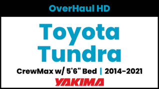 Toyota Tundra CrewMax - 5'6" Bed | Yakima OverHaul HD Complete Bed Rack | 2014-2021