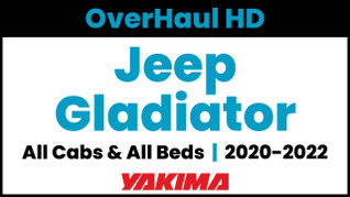 2020-2022 Jeep Gladiator | Yakima OverHaul HD Complete Truck Bed Rack | Towers & Bars