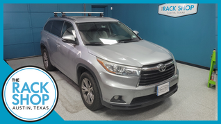 2014-2019 Toyota Highlander (w/flush rails) Thule Crossbar Complete Roof Rack