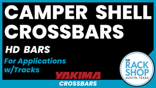 Yakima Camper Shell Complete Roof Rack for Pre-Installed Tracks | HD Load Bars