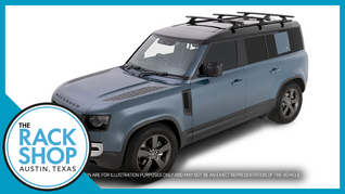 2020-2025 Land Rover Defender (w/ OEM Tracks) Rhino-Rack 3-Bar RCL Vortex Complete Roof Rack w/Locks