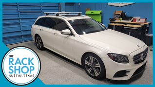 2017-2023 Mercedes Benz E-Class Wagon (w/flush rails) Thule Crossbar Complete Roof Rack