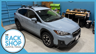 2024-2025 Subaru Crosstrek (w/raised rails) Thule Crossbar Complete Roof Rack