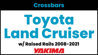 Toyota Land Cruiser Yakima Crossbar Complete Roof Rack | 2008-2021