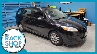 2012-2015 Mazda 5 (w/fixed points) Yakima Crossbar Complete Roof Rack