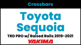 Toyota Sequoia TRD PRO Yakima Crossbar Complete Roof Rack | 2019-2021
