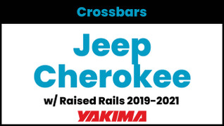 Jeep Cherokee Yakima Crossbar Complete Roof Rack | 2019-2021