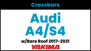 Audi A4/S4 Sedan Yakima Crossbar Complete Roof Rack | 2017-2021