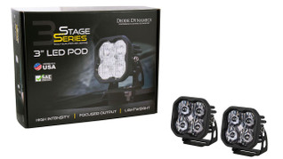 Diode Dynamics SS3 PRO LED Light POD - WHITE - Set of 2