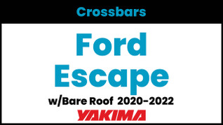 Ford Escape (w/bare roof) Yakima Crossbar Complete Roof Rack | 2020-2022